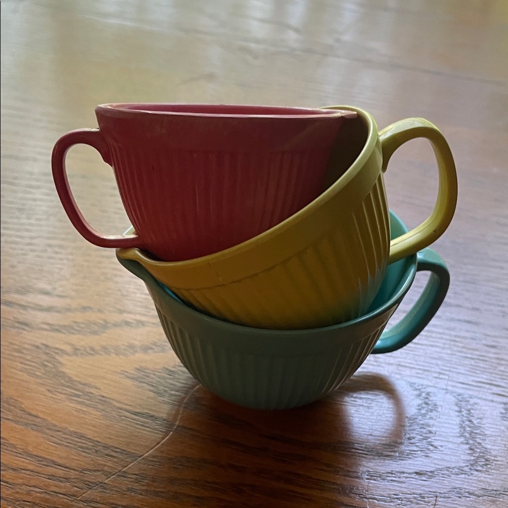 Colorful Ceramic measuring cup set